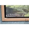 Image 3 : Framed oil on canvas painting of changing weather forest landscape, signed by artist Richard Dixon, 