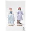 Image 7 : Vintage hand painted figurines including Royal Dux 10" lady, plus a couple and a small trumpeter