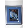 Image 1 : Framed Zone magazine from October 27, 2001, Edmonton Oilers vs Vancouver Canucks at Sky Reach Center