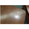 Image 2 : Set of three mid century modern, walnut parlour tables including one step table