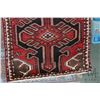 Image 2 : 100% handmade Iranian wool carpet runner, "Zanjan" with multiple medallions, highlights of black, re