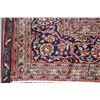 Image 2 : 100% handmade Iranian wool carpet "Kashan" with center medallion, red background and overall floral 