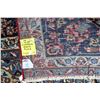 Image 3 : 100% handmade Iranian wool carpet " Esfahan" with center medallion, red background and floral design