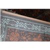 Image 3 : New Premium Collection Sizan blended carpet with geometric tile design and deep brown and black back