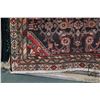 Image 2 : 100% handmade Iranian wool carpet runner " Hamdan" overall geometric pattern and highlights of black