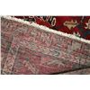 Image 3 : 100% handmade Iranian wool carpet runner, "Zanjan" with red background, overall geometric pattern an