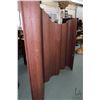 Image 2 : Mid century throw back, fully flexible room divider, 72" high at it's highest point and can be as sm