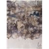 Image 2 : Framed artist proof entaglio and embossed print titled "Les Feurilles Mortes II" pencil signed by ar