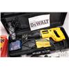 Image 2 : DeWalt model DW304 Reciprocating saw with original case and manual, DeWalt DW423 orbital sander with