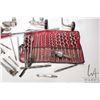 Image 2 : Selection of drill braces and bits including Irwin set, two adjustable bits etc.