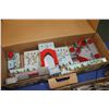 Image 2 : Marx train set including steam engine with tender, rolling stock, power unit, selection of track and