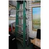 Image 1 : Two ladders including Werner 6 foot fiberglass and a LITE fold over telescoping aluminum ladder