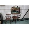 Image 2 : Selection of mid 20th occasional furniture including folding butler, two tier Regency style table, W