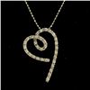 Image 2 : Diamond Heart Chain Link Necklace