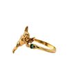 Image 2 : Emerald Cherub Cupid Angel Ring