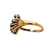 Image 2 : 14k Yellow Gold Diamond Cocktail Ring