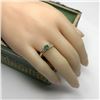 Image 5 : Diamond & Emerald Ring