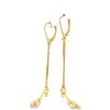Image 2 : Italian 14k Yellow Gold Dangle Earrings