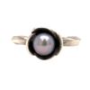 Image 1 : Pandora Sterling Silver Bloom Pearl Ring