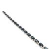 Image 3 : Sapphire and Diamond Eternity Bracelet Signed EFFY