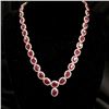 Image 1 : GIA Certified Burma Ruby and Diamond Necklace