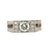Image 1 : Diamond in a Diamond Ring 1.02 CT