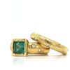 Image 2 : Emerald & Diamond Ring Set - House of Paul Morelli