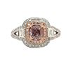 Image 1 : GIA CERTIFIED Fancy Light Pink 1.01 CT Diamond Ring