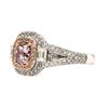 Image 2 : GIA CERTIFIED Fancy Light Pink 1.01 CT Diamond Ring