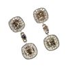 Image 4 : Hazelnut -Chocolate Fancy Color Diamond Earrings
