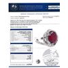 Image 7 : GIA CERTIFIED Unheated Madagascar Ruby and Diamond Ring