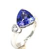 Image 1 : Tanzanite and Diamond Ring