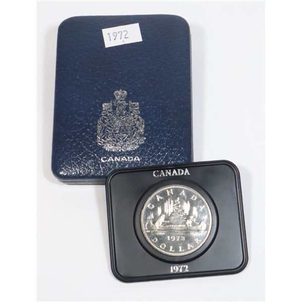 1972 CANADA VOYAGEUR CASED NICKEL DOLLAR
