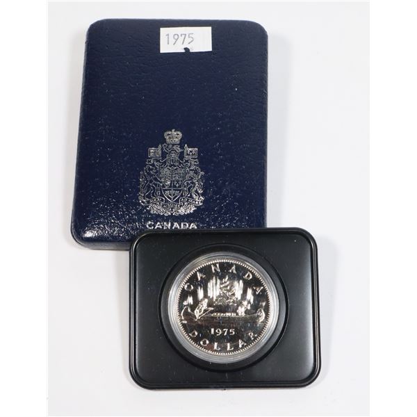 1975 CANADA VOYAGEUR CASED NICKEL DOLLAR