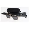Image 1 : NEW PRADA GOLD/BLACK SUNGLASSES
