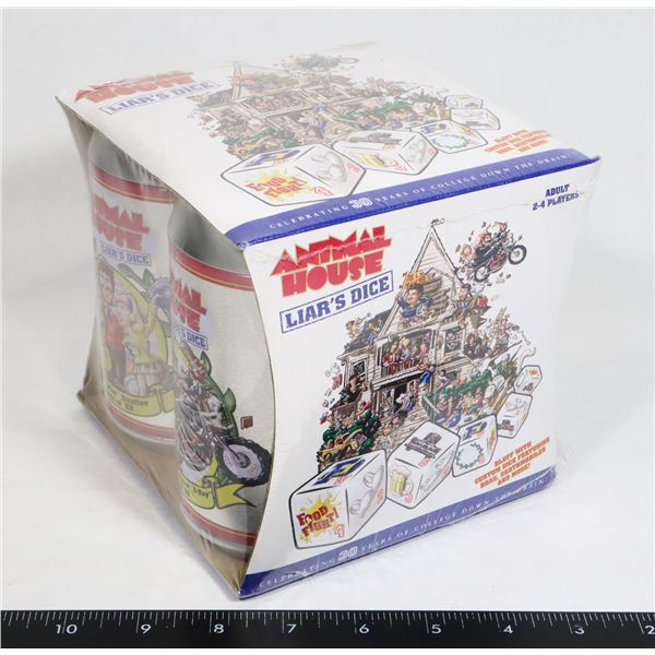 BRAND NEW SEALED ANIMAL HOUSE LIARS DICE GAME 30th