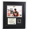 Image 1 : FRAMED NASCAR TONY STEWART RACE USED