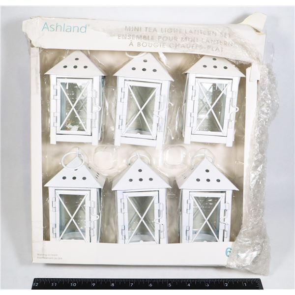 ASHLAND 6PC MINI TEA LIGHT LANTERN SET