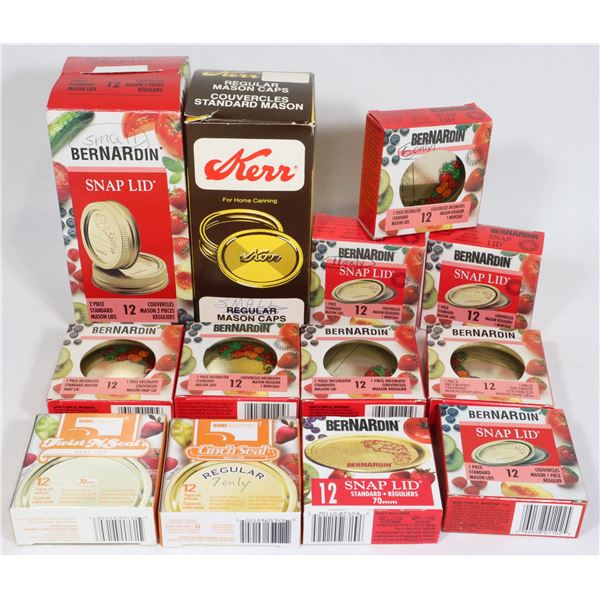 CANNING SEALER LIDS AND RINGS 200+