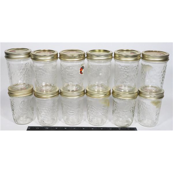 CANNING SEALERS 12 X 250ML WITH LIDS