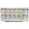 Image 1 : CANNING SEALERS 12 X 250ML WITH LIDS