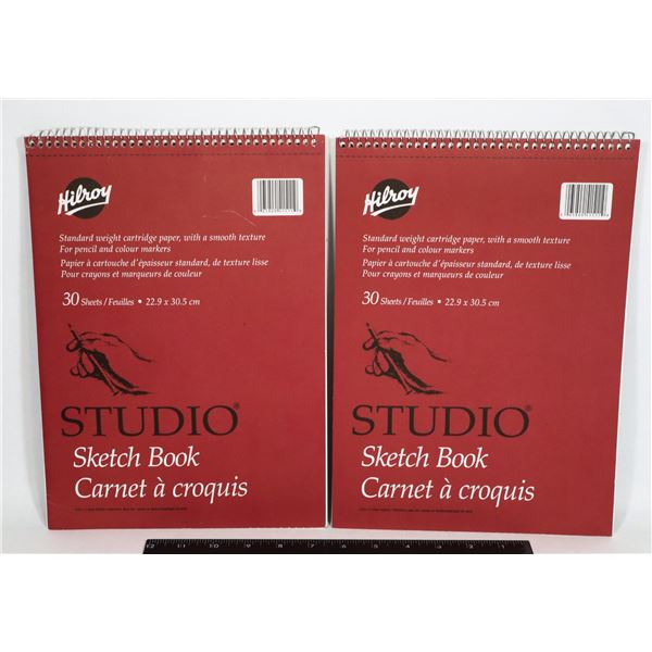 ARTISTS SKETCHBOOKS X2 9" X 13"