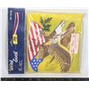 Image 1 : NEW IN PACKAGE AMERICAN EAGLE 60" WIND SOCK