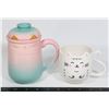 Image 1 : NEW CERAMIC UNICORN MUG WITH LID AND INFUSER