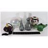 Image 1 : LOT OF ASSORTED DECORATIVE GLASSWARE INCLUDES