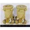 Image 1 : TWO MATCHING MUSIC THEME CANDLE HOLDERS