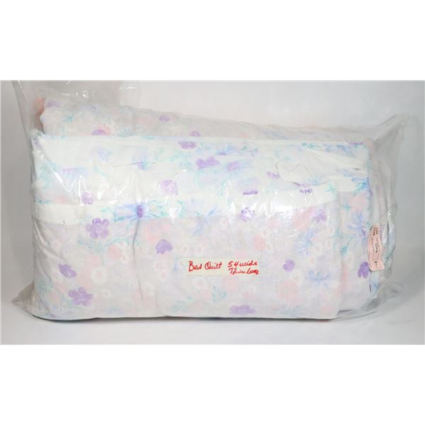 BED QUILT 54" X 72"