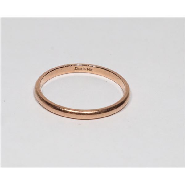 14K ROSE GOLD RING SIZE 8