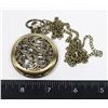 Image 1 : NEW ETCHED OUT BIRD DESIGN POCKET WATCH WITH