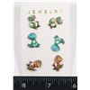Image 1 : NEW CUTE WOODEN DINOSAUR STUD EARRINGS